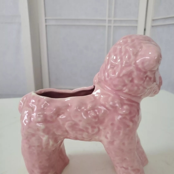 Vintage McCoy Pink Ceramic Ferdinand the Bull Planter - Picture 5 of 8
